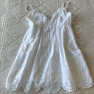 NWT Abercrombie & Fitch White Outlet Lace Mini Dress